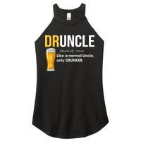 Druncle Like a Normal Uncle Only Drunker Women's Perfect Tri Rocker Tank