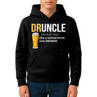 Druncle Like a Normal Uncle Only Drunker Kids Hoodie