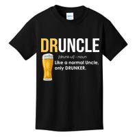 Druncle Like a Normal Uncle Only Drunker Kids T-Shirt