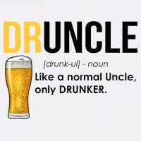 Druncle Like a Normal Uncle Only Drunker Garment-Dyed Sweatshirt