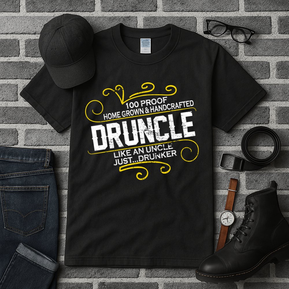 Druncle Like A Uncle Just Drunker Tall T-Shirt