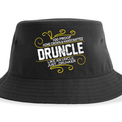 Druncle Like A Uncle Just Drunker Sustainable Bucket Hat