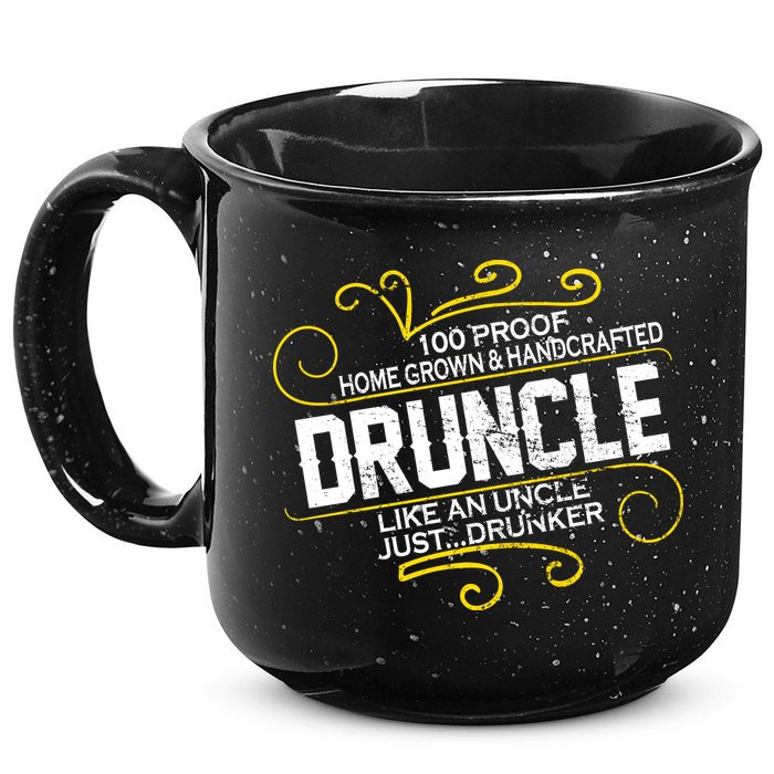 Druncle Like A Uncle Just Drunker 15oz Campfire Ceramic Mug