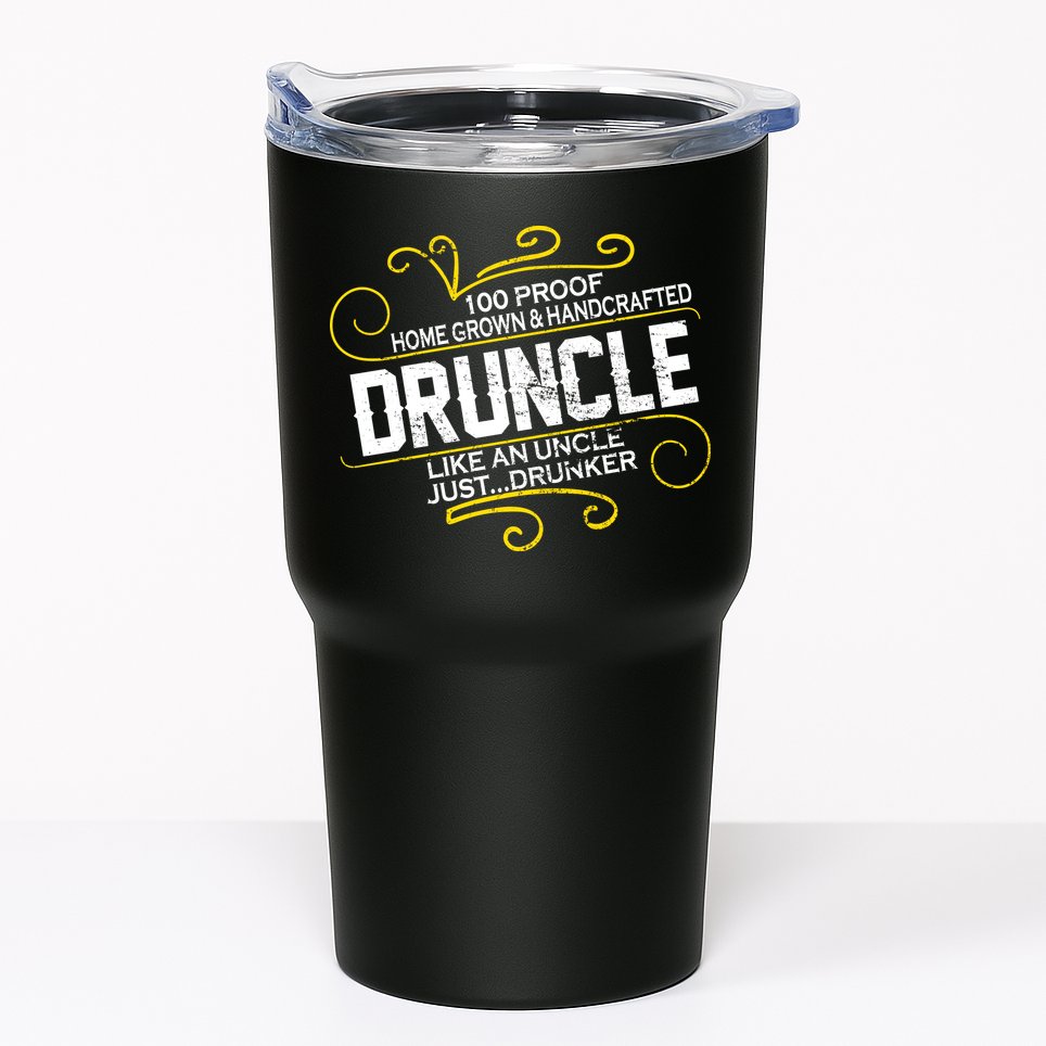 Druncle Like A Uncle Just Drunker Tumbler