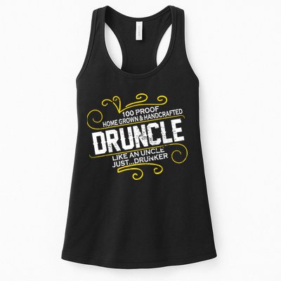 Druncle Like A Uncle Just Drunker Womens Tank Top