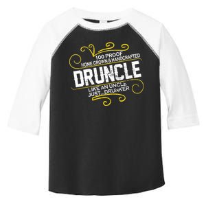 Druncle Like A Uncle Just Drunker Toddler Fine Jersey T-Shirt