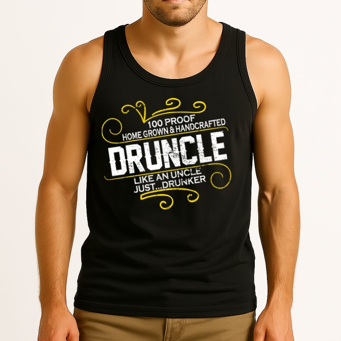 Druncle Like A Uncle Just Drunker Tank Top