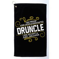 Druncle Like A Uncle Just Drunker Golf Towel