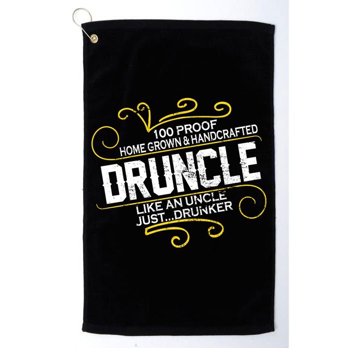 Druncle Like A Uncle Just Drunker Golf Towel