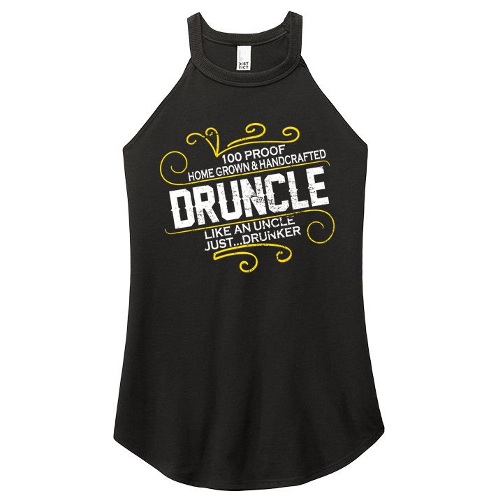 Druncle Like A Uncle Just Drunker Women's Perfect Tri Rocker Tank