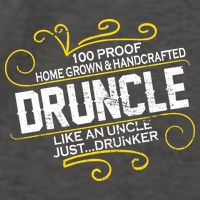 Druncle Like A Uncle Just Drunker Vector Backpack