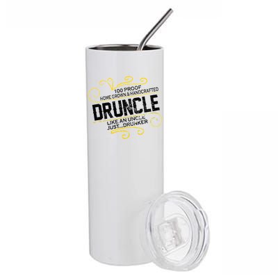 Druncle Like A Uncle Just Drunker Stainless Steel Tumbler