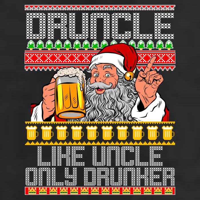 Druncle Like Uncle Only Drunker Ugly Christmas Cool Comfort Performance Bucket Hat