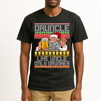Druncle Like Uncle Only Drunker Ugly Christmas Tall T-Shirt