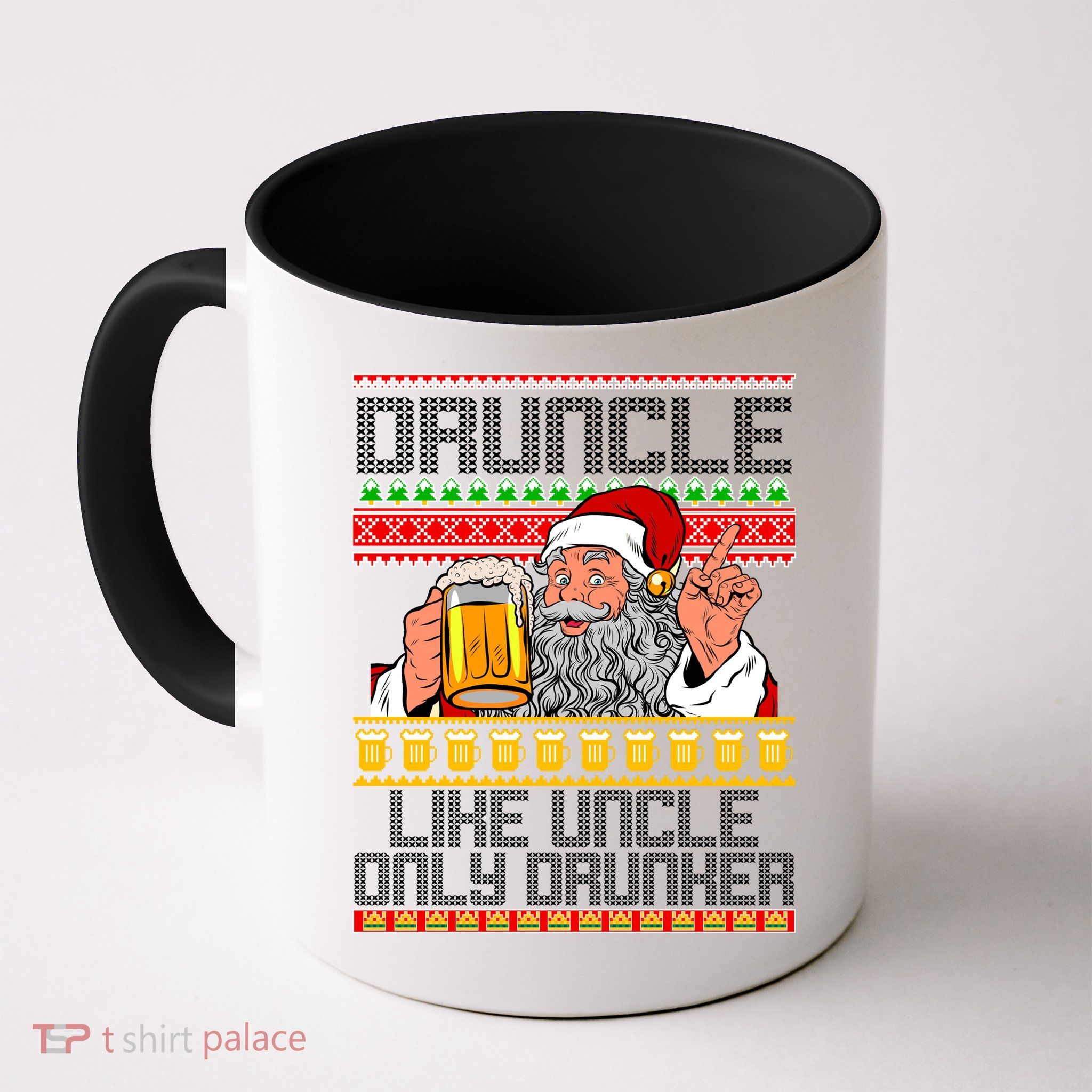 Druncle Like Uncle Only Drunker Ugly Christmas Mug