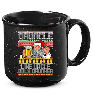 Druncle Like Uncle Only Drunker Ugly Christmas 15oz Campfire Ceramic Mug