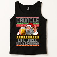 Druncle Like Uncle Only Drunker Ugly Christmas Tank Top