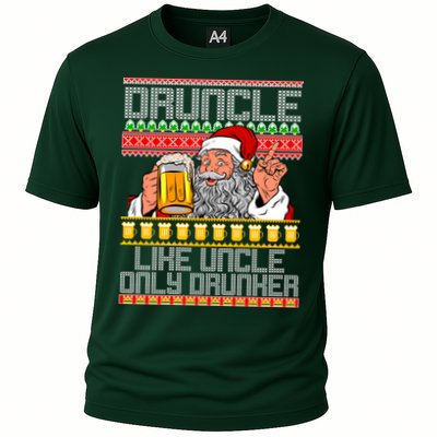 Druncle Like Uncle Only Drunker Ugly Christmas Performance Shirt