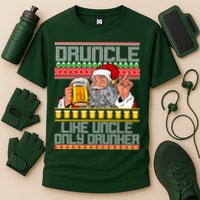 Druncle Like Uncle Only Drunker Ugly Christmas Performance Shirt