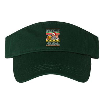 Druncle Like Uncle Only Drunker Ugly Christmas Visor