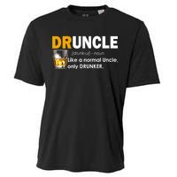 Druncle Normal Uncle Only Drunker Whiskey Cooling Performance Crew T-Shirt