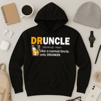 Druncle Normal Uncle Only Drunker Whiskey Hoodie