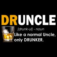Druncle Normal Uncle Only Drunker Whiskey 7-Panel Snapback Hat