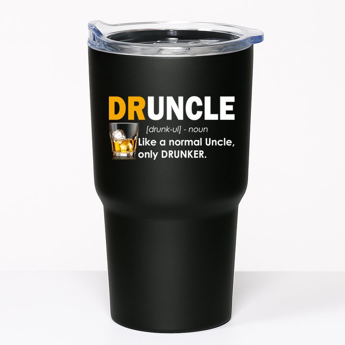 Druncle Normal Uncle Only Drunker Whiskey Tumbler