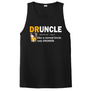 Druncle Normal Uncle Only Drunker Whiskey PosiCharge Competitor Tank