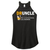 Druncle Normal Uncle Only Drunker Whiskey Women’s Perfect Tri Rocker Tank