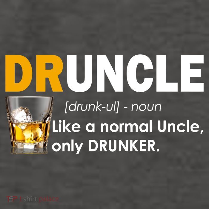 Druncle Normal Uncle Only Drunker Whiskey Vector Backpack