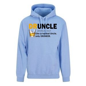 Druncle Normal Uncle Only Drunker Whiskey Unisex Surf Hoodie