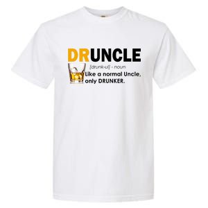 Druncle Normal Uncle Only Drunker Whiskey Garment-Dyed Heavyweight T-Shirt