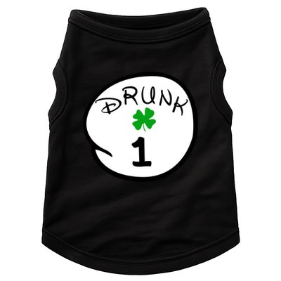 Drunk 1 2 3 4 5 Clover Personalized St Patrick's Day Doggie Tank