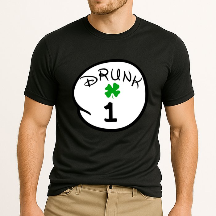 Drunk 1 2 3 4 5 Clover Personalized St Patrick's Day Performance Shirt