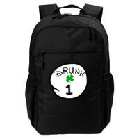 Drunk 1 2 3 4 5 Clover Personalized St Patrick's Day Backpack