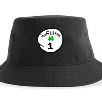 Drunk 1 2 3 4 5 Clover Personalized St Patrick's Day Sustainable Bucket Hat