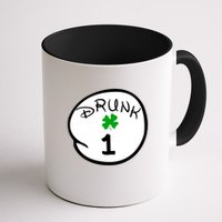 Drunk 1 2 3 4 5 Clover Personalized St Patrick's Day Mug
