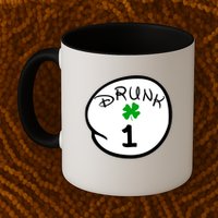 Drunk 1 2 3 4 5 Clover Personalized St Patrick's Day Mug