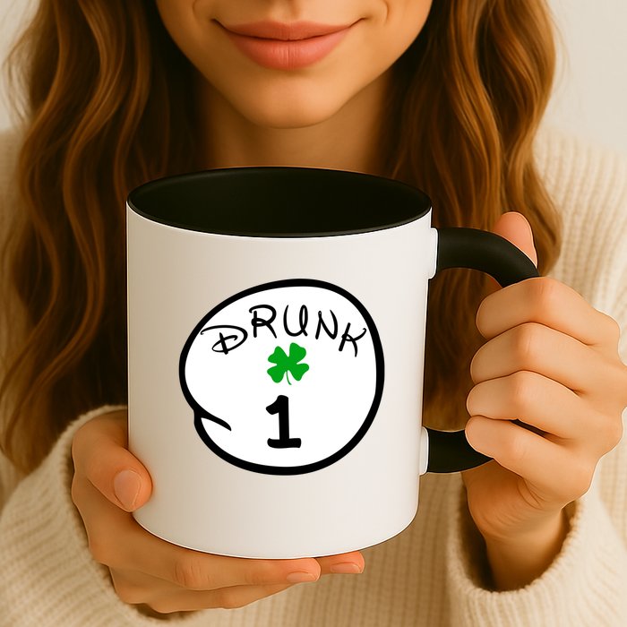 Drunk 1 2 3 4 5 Clover Personalized St Patrick's Day Mug