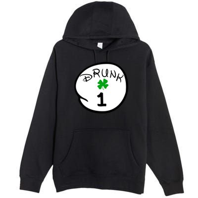 Drunk 1 2 3 4 5 Clover Personalized St Patrick's Day Premium Pullover Hoodie