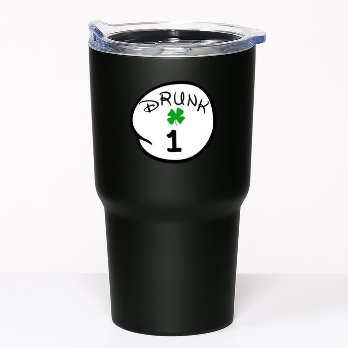 Drunk 1 2 3 4 5 Clover Personalized St Patrick's Day Tumbler