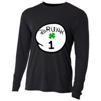 Drunk 1 2 3 4 5 Clover Personalized St Patrick's Day Cooling Performance Long Sleeve Crew