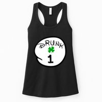 Drunk 1 2 3 4 5 Clover Personalized St Patrick's Day Womens Tank Top