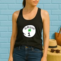 Drunk 1 2 3 4 5 Clover Personalized St Patrick's Day Womens Tank Top