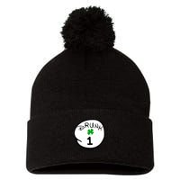 Drunk 1 2 3 4 5 Clover Personalized St Patrick's Day Pom Pom 12in Knit Beanie