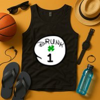 Drunk 1 2 3 4 5 Clover Personalized St Patrick's Day Tank Top