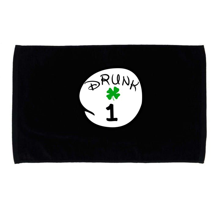 Drunk 1 2 3 4 5 Clover Personalized St Patrick's Day Microfiber Hand Towel