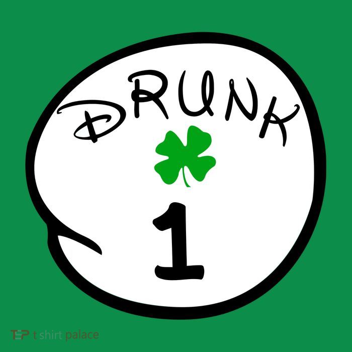 Drunk 1 2 3 4 5 Clover Personalized St Patrick's Day Hoodie