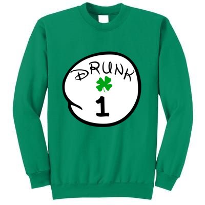 Drunk 1 2 3 4 5 Clover Personalized St Patrick's Day Sweatshirt